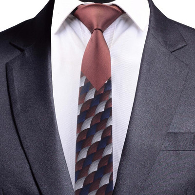 GUSLESON Mens Skinny Ties Luxus virágos kockás nyakkendő Hombre 6 cm Gravata Slim Tie Dots Klasszikus üzleti esküvői nyakkendő férfiaknak