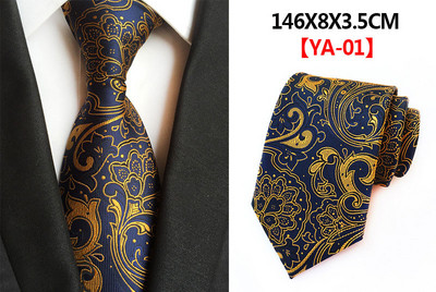 Divatos 8 cm-es selyem virágos nyakkendő fekete piros, sárga, jacquard nyakkendő férfiaknak, üzleti buli nyakkendők kiegészítők ajándék nyakkendő