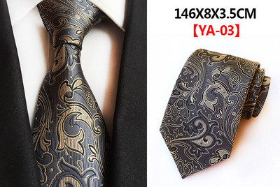 Divatos 8 cm-es selyem virágos nyakkendő fekete piros, sárga, jacquard nyakkendő férfiaknak, üzleti buli nyakkendők kiegészítők ajándék nyakkendő