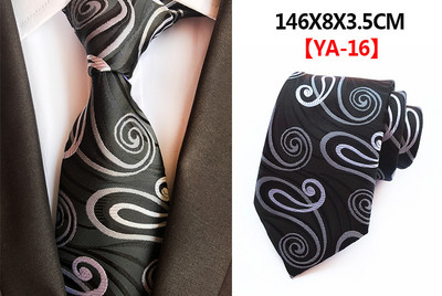 Divatos 8 cm-es selyem virágos nyakkendő fekete piros, sárga, jacquard nyakkendő férfiaknak, üzleti buli nyakkendők kiegészítők ajándék nyakkendő