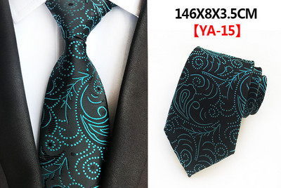 Divatos 8 cm-es selyem virágos nyakkendő fekete piros, sárga, jacquard nyakkendő férfiaknak, üzleti buli nyakkendők kiegészítők ajándék nyakkendő