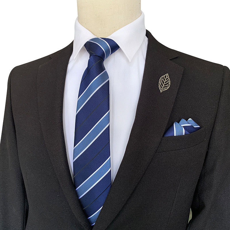 Prugaste kravate za muškarce Kvalitetan luksuzni kvadratni šal Set 8CM Gravata Vjenčani dodaci Corbatas Para Hombre Elegantes