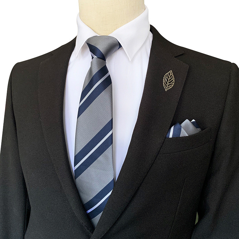 Prugaste kravate za muškarce Kvalitetan luksuzni kvadratni šal Set 8CM Gravata Vjenčani dodaci Corbatas Para Hombre Elegantes