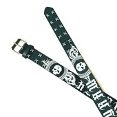 Kopča s uzorkom lubanje i kostura Muški remen Muška punk stilska moda ležerna Personalizirani pojas za traperice tinejdžerice