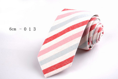 GUSLESON Nova mekana kravata od 6 cm, karirana pruga, šarene pamučne uske kravate, crna kravata za svatove, poslovni svečani dar za muškarce