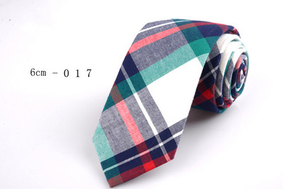 GUSLESON Nova mekana kravata od 6 cm, karirana pruga, šarene pamučne uske kravate, crna kravata za svatove, poslovni svečani dar za muškarce