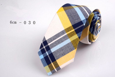 GUSLESON Nova mekana kravata od 6 cm, karirana pruga, šarene pamučne uske kravate, crna kravata za svatove, poslovni svečani dar za muškarce