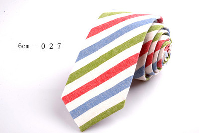 GUSLESON Nova mekana kravata od 6 cm, karirana pruga, šarene pamučne uske kravate, crna kravata za svatove, poslovni svečani dar za muškarce