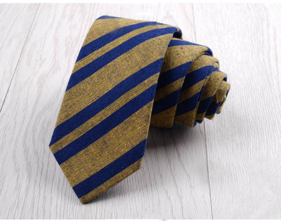 GUSLESON Nova mekana kravata od 6 cm, karirana pruga, šarene pamučne uske kravate, crna kravata za svatove, poslovni svečani dar za muškarce