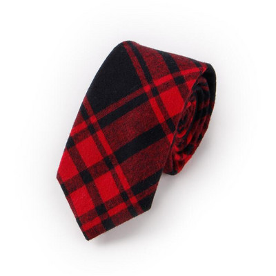 GUSLESON Nova mekana kravata od 6 cm, karirana pruga, šarene pamučne uske kravate, crna kravata za svatove, poslovni svečani dar za muškarce