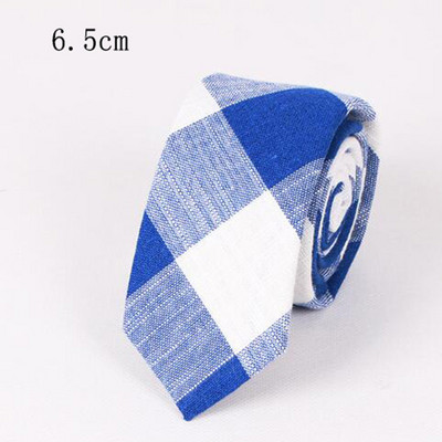 GUSLESON Nova mekana kravata od 6 cm, karirana pruga, šarene pamučne uske kravate, crna kravata za svatove, poslovni svečani dar za muškarce