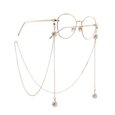 1 db divatos női napszemüveg lánc gyöngy lánc zuhanásgátló szemüveg szemüveg zsinór nyaklánc