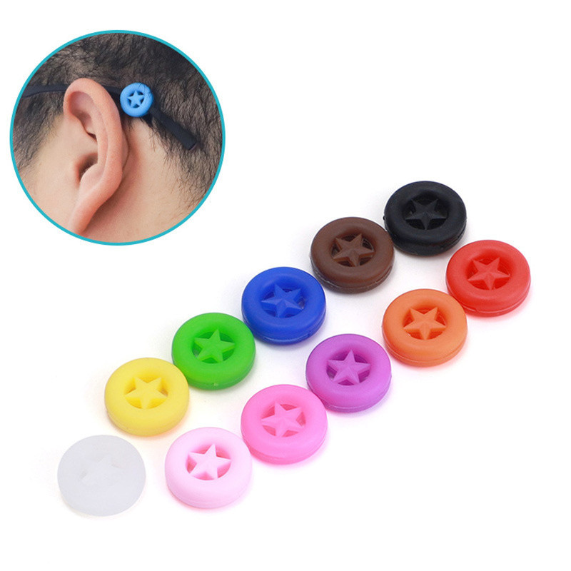 10 pár / 20 db szilikon csúszásgátló tartó szemüveghez Kiegészítők Fülkampó Sportszemüveg Temple Hegy dugók Szemüveg markolat