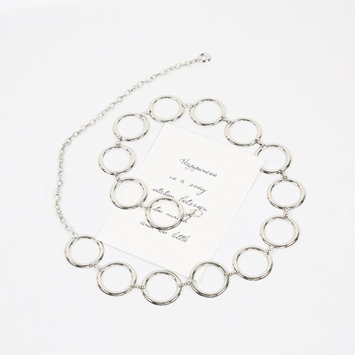 Hlače s pojasom od 105 cm Klasični lanac oko struka Ljubavno srce Šuplji pojas za žene Hip hop stil Modni fini pojasevi oko struka Trendy 2020.