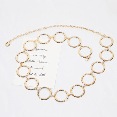 Hlače s pojasom od 105 cm Klasični lanac oko struka Ljubavno srce Šuplji pojas za žene Hip hop stil Modni fini pojasevi oko struka Trendy 2020.