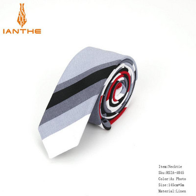 Férfi karcsú nyakkendő alkalmi pamut vászon nyakkendő férfiaknak vékony tervező virág állat keskeny vintage virágos esküvői nyakkendő Corbatas