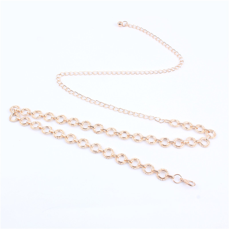 Odjeća Zlatni metalni lančić Beslts za žene Uske zdepaste rese Bokovi Novi dodaci oko struka Seksi naramenice s resicama