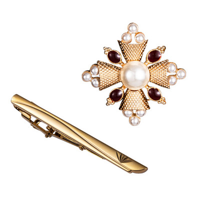 Elegáns férfi nyakkendők arany levelek virágos selyem nyakkendő zseb négyzet mandzsettagomb készlet esküvői ajándék ingyenes szállítás Barry·Wang 5966