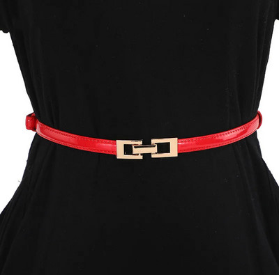 55 stilova Modni ženski fini pojasevi Podesivi dizajn PU kožni remen Boja slatkih boja Višeslojni ženski za haljinu Slatki pojas