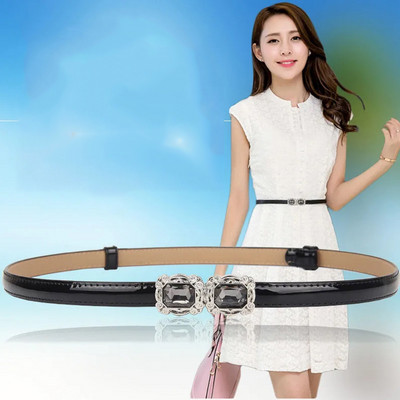 55 stilova Modni ženski fini pojasevi Podesivi dizajn PU kožni remen Boja slatkih boja Višeslojni ženski za haljinu Slatki pojas