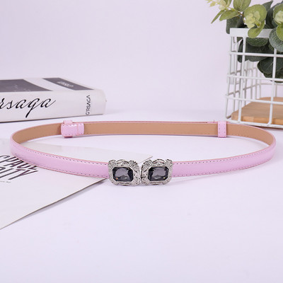 55 stilova Modni ženski fini pojasevi Podesivi dizajn PU kožni remen Boja slatkih boja Višeslojni ženski za haljinu Slatki pojas