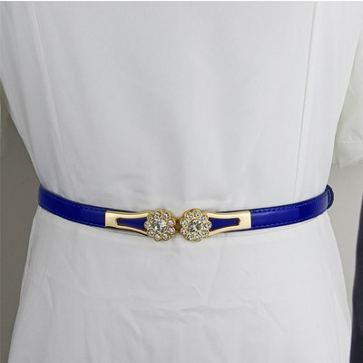 55 stilova Modni ženski fini pojasevi Podesivi dizajn PU kožni remen Boja slatkih boja Višeslojni ženski za haljinu Slatki pojas