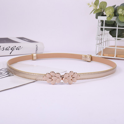 55 stilova Modni ženski fini pojasevi Podesivi dizajn PU kožni remen Boja slatkih boja Višeslojni ženski za haljinu Slatki pojas