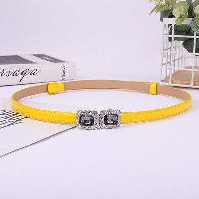 55 stilova Modni ženski fini pojasevi Podesivi dizajn PU kožni remen Boja slatkih boja Višeslojni ženski za haljinu Slatki pojas