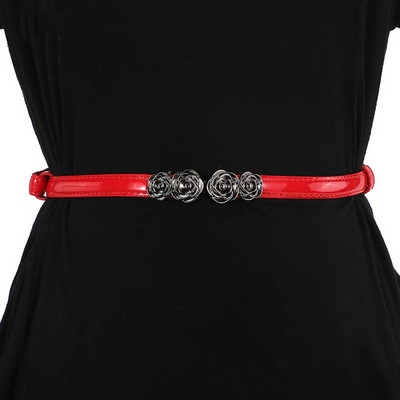 55 stilova Modni ženski fini pojasevi Podesivi dizajn PU kožni remen Boja slatkih boja Višeslojni ženski za haljinu Slatki pojas