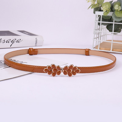 55 stilova Modni ženski fini pojasevi Podesivi dizajn PU kožni remen Boja slatkih boja Višeslojni ženski za haljinu Slatki pojas