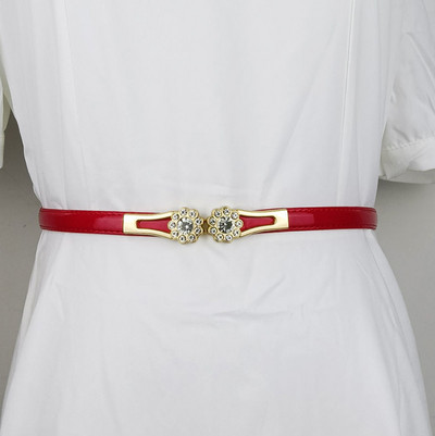 55 stilova Modni ženski fini pojasevi Podesivi dizajn PU kožni remen Boja slatkih boja Višeslojni ženski za haljinu Slatki pojas