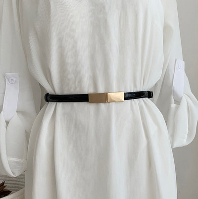 55 stilova Modni ženski fini pojasevi Podesivi dizajn PU kožni remen Boja slatkih boja Višeslojni ženski za haljinu Slatki pojas