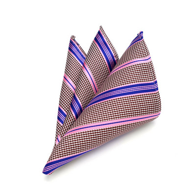 Muški džepni kvadratni modni rupčić od 25 cm, prugasta marama, muško odijelo, prsa, ručni dodaci za poslovna vjenčanja, dar