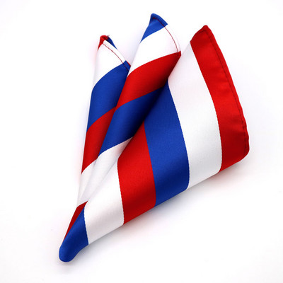 Muški džepni kvadratni modni rupčić od 25 cm, prugasta marama, muško odijelo, prsa, ručni dodaci za poslovna vjenčanja, dar