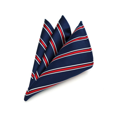 Muški džepni kvadratni modni rupčić od 25 cm, prugasta marama, muško odijelo, prsa, ručni dodaci za poslovna vjenčanja, dar