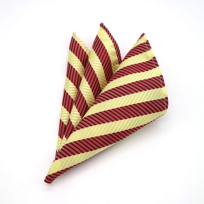 Muški džepni kvadratni modni rupčić od 25 cm, prugasta marama, muško odijelo, prsa, ručni dodaci za poslovna vjenčanja, dar