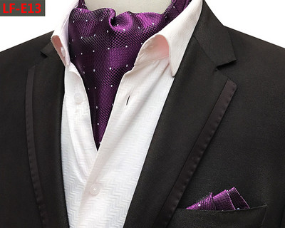 GUSLESON Modni brend Muški rupčić Kravata Ascot Set Paisley uzorak Luksuzna gospodska kravata Vjenčana leptir mašna Komplet džepnih kvadratića