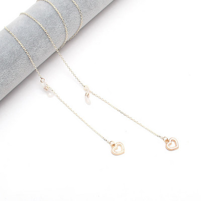 Ženski lanac za sunčane naočale za žene Metalni lančići za maske Uzica crne anti-lost naočale držač za slušalice ogrlica