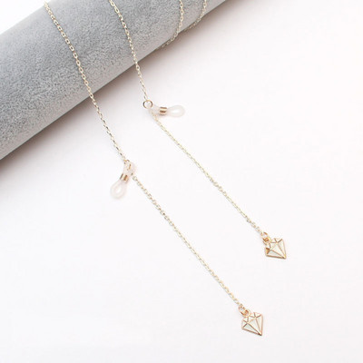 Ženski lanac za sunčane naočale za žene Metalni lančići za maske Uzica crne anti-lost naočale držač za slušalice ogrlica