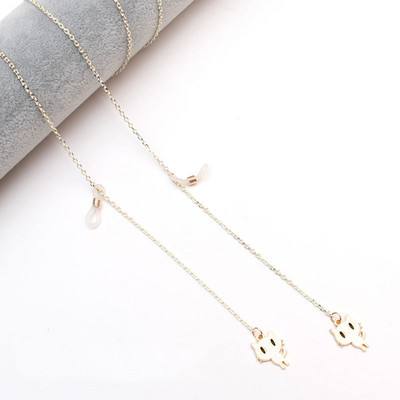 Ženski lanac za sunčane naočale za žene Metalni lančići za maske Uzica crne anti-lost naočale držač za slušalice ogrlica