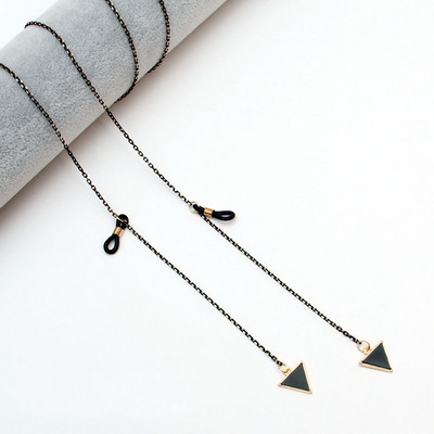 Ženski lanac za sunčane naočale za žene Metalni lančići za maske Uzica crne anti-lost naočale držač za slušalice ogrlica