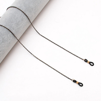 Ženski lanac za sunčane naočale za žene Metalni lančići za maske Uzica crne anti-lost naočale držač za slušalice ogrlica