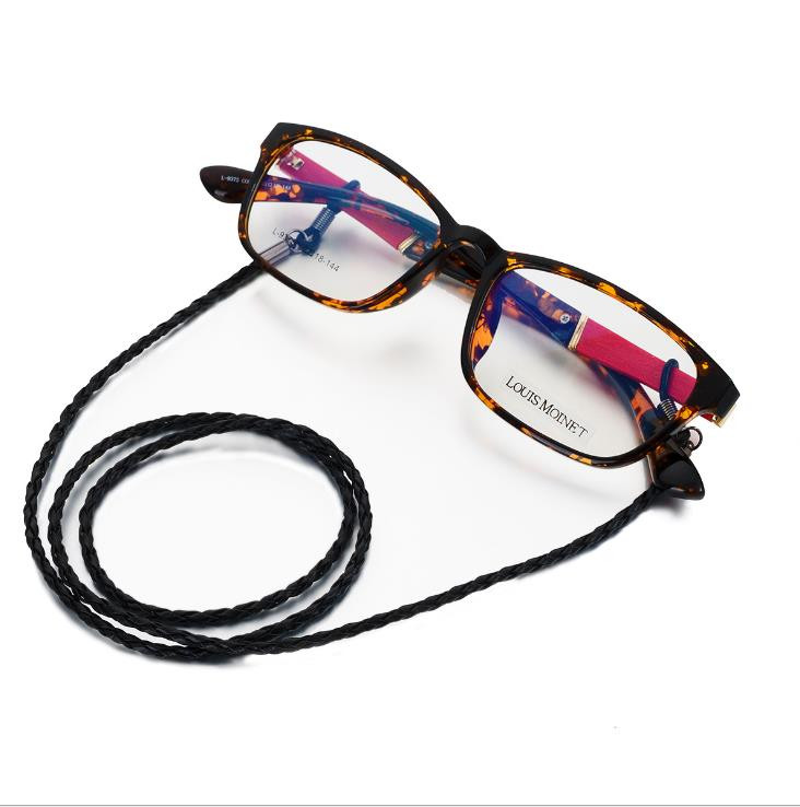 Sunčane naočale s debelim uvijanjem, kožno uže, lanac, naočale, pletene naočale, vrpca, remen za sportove na otvorenom, dodaci za naočale protiv klizanja