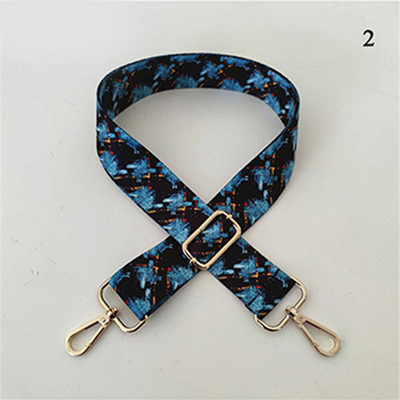 Kontrasztos, világos vonalú csíkos táskapánt Női válltáska öv, állítható széles pántos táskarészek Női futártáska fogantyúja