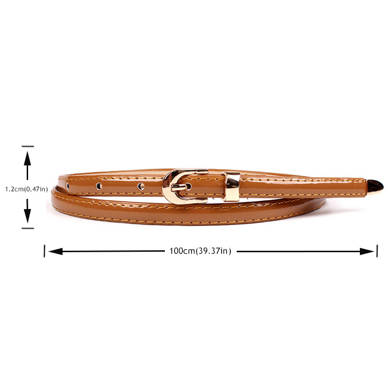 Tanki kožni ženski remen Crno Bijelo Smeđi Ženski remeni Ženski remen za haljine Hlače za djevojke Jean Remen oko struka ceinture femme riem