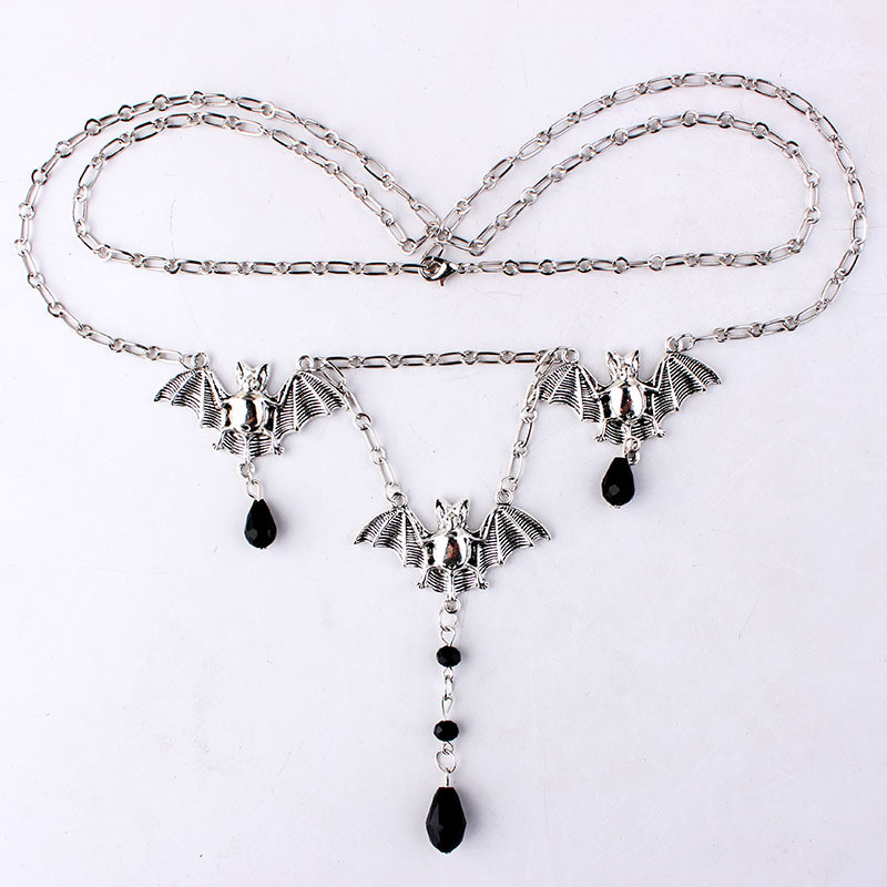 Nyugati boszorkányság holdötvös övlánc pókdenevér pogány testlánc