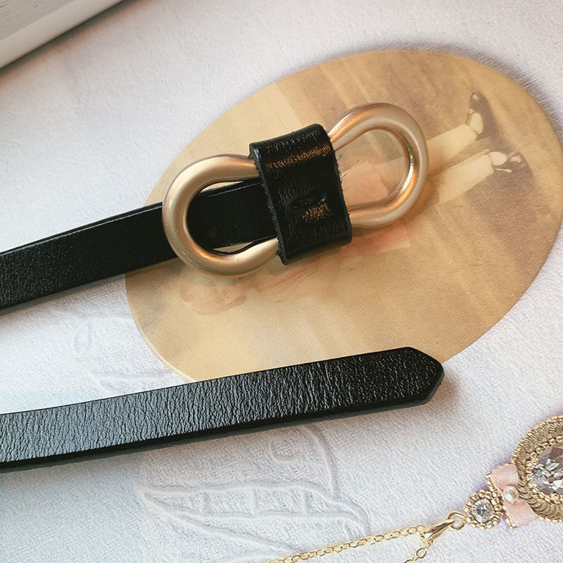 110 cm női vékony csomózott derékpánt PU bőr öv női masni fekete öv a derékon ruha öltöny ruházat kiegészítők