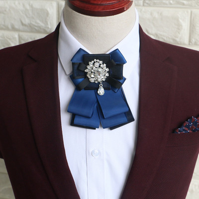 Käsitsi valmistatud Briti stiilis uued teemantkraed Merevärvi kikilipsud meestele Pulmapeiumees Kikilips kaelaside Moerõivad Aksessuaarid