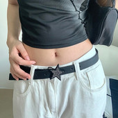 Csillag strasszos övek női divat Y2k 2000-es évek derékpántja női lány farmer ruha nadrág dekoratív derékpánt kiegészítők