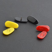 20 komada crnih žutih crvenih naočala naočala za naočale Mekani PVC jastučići za nos s dodacima za metalnu jezgru 16 mm